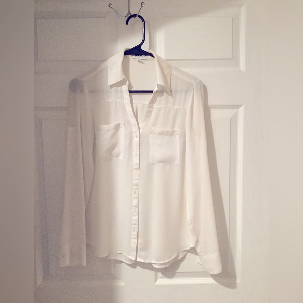 Express White Portofino Dress Shirt